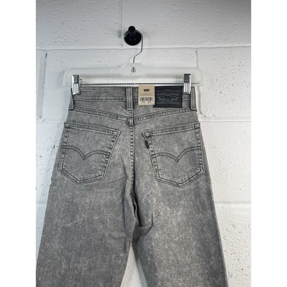 LEVI'S Women's 721 High Rise Skinny Jeans In Gray Wash Size 24/30 NWT - Picture 7 of 8